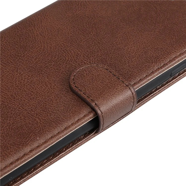 KT Leather Series-2 for Samsung Galaxy A06 Case Solid Color Leather Phone Cover Wallet Stand