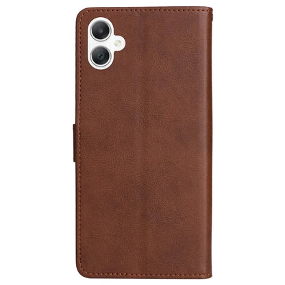 KT Leather Series-2 for Samsung Galaxy A06 Case Solid Color Leather Phone Cover Wallet Stand