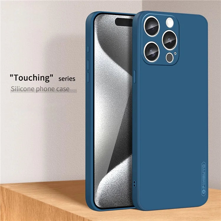 PINWUYO JK Touching Series For iPhone 16 Pro Max Case TPU Phone Cover Precise Lens Protection