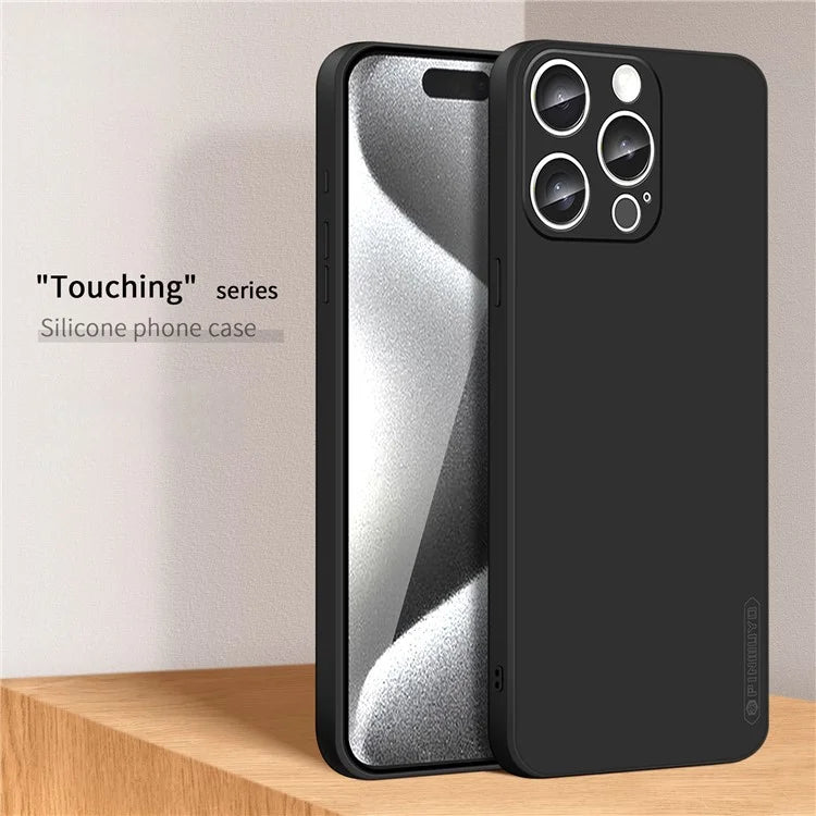 PINWUYO JK Touching Series For iPhone 16 Pro Max Case TPU Phone Cover Precise Lens Protection