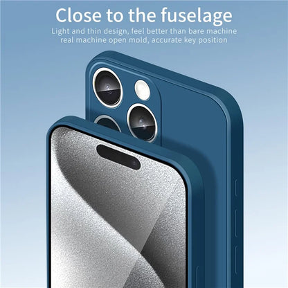 PINWUYO JK Touching Series For iPhone 16 Pro Max Case TPU Phone Cover Precise Lens Protection