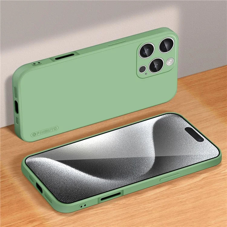 PINWUYO JK Touching Series For iPhone 16 Pro Max Case TPU Phone Cover Precise Lens Protection