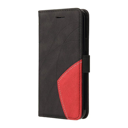 KT Leather Series-1 For Samsung Galaxy A16 5G Leather Case Color Splicing Phone Cover Wallet Stand