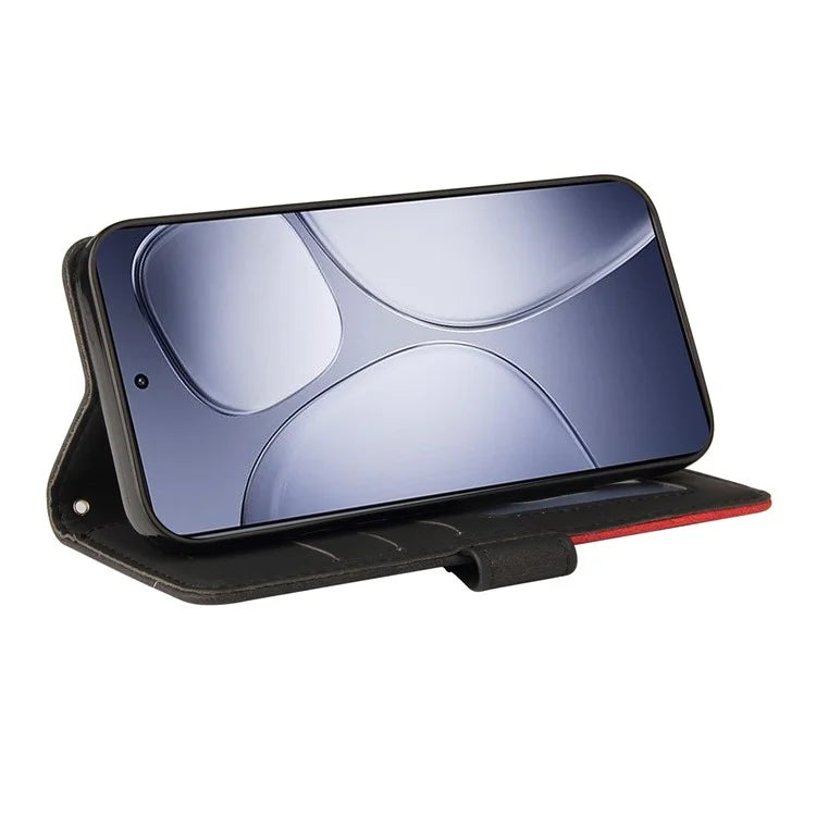 KT Leather Series-1 For Xiaomi Redmi K70 Ultra Leather Case Color Splicing Phone Cover Wallet Stand