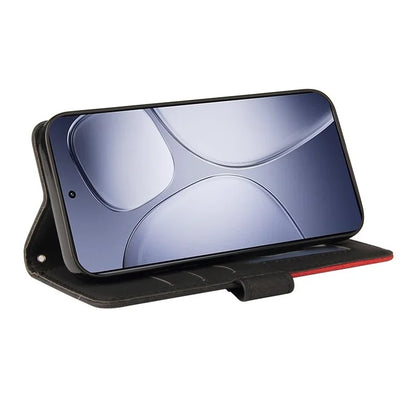 KT Leather Series-1 For Xiaomi Redmi K70 Ultra Leather Case Color Splicing Phone Cover Wallet Stand