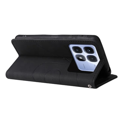 KT Leather Series-1 For Xiaomi Redmi K70 Ultra Leather Case Color Splicing Phone Cover Wallet Stand