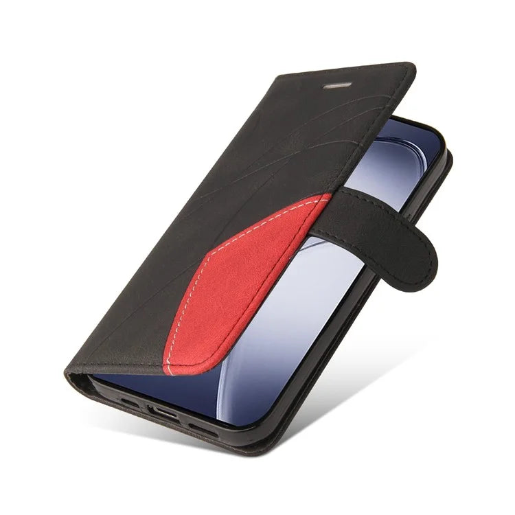 KT Leather Series-1 For Xiaomi Redmi K70 Ultra Leather Case Color Splicing Phone Cover Wallet Stand