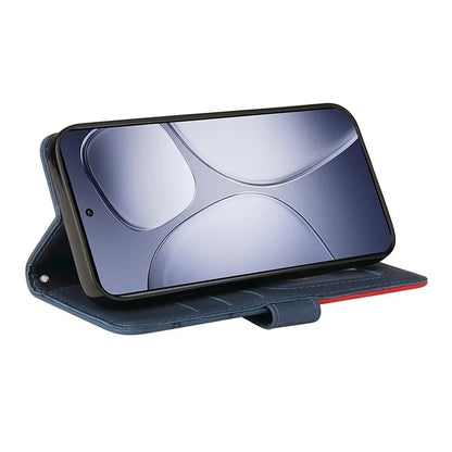 KT Leather Series-1 For Xiaomi Redmi K70 Ultra Leather Case Color Splicing Phone Cover Wallet Stand