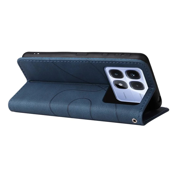 KT Leather Series-1 For Xiaomi Redmi K70 Ultra Leather Case Color Splicing Phone Cover Wallet Stand
