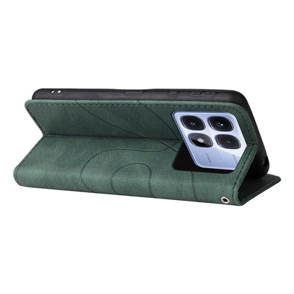 KT Leather Series-1 For Xiaomi Redmi K70 Ultra Leather Case Color Splicing Phone Cover Wallet Stand