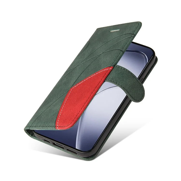 KT Leather Series-1 For Xiaomi Redmi K70 Ultra Leather Case Color Splicing Phone Cover Wallet Stand