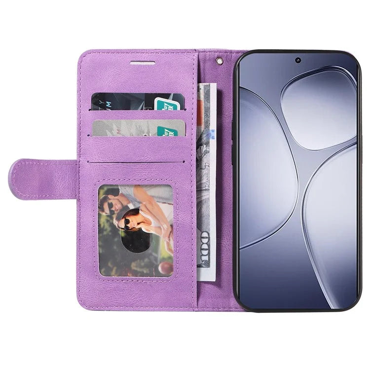 KT Leather Series-1 For Xiaomi Redmi K70 Ultra Leather Case Color Splicing Phone Cover Wallet Stand