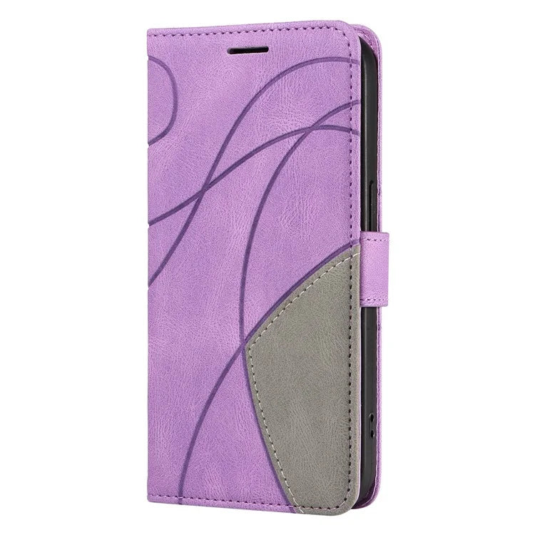 KT Leather Series-1 For Xiaomi Redmi K70 Ultra Leather Case Color Splicing Phone Cover Wallet Stand