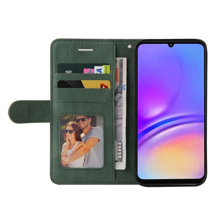 KT Leather Series-1 For Samsung Galaxy A06 Leather Case Color Splicing Phone Cover Wallet Stand