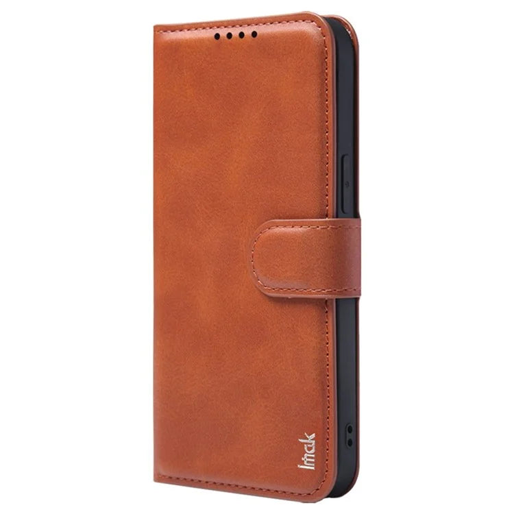 IMAK For iPhone 15 Pro Max Case Wallet PU Leather Phone Cover Stand View