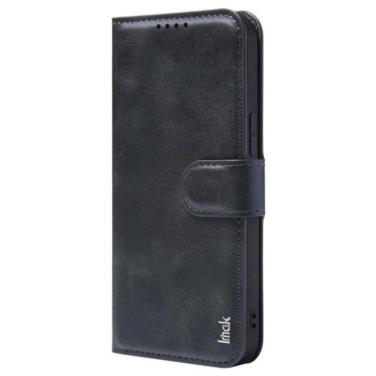 IMAK For iPhone 15 Pro Max Case Wallet PU Leather Phone Cover Stand View