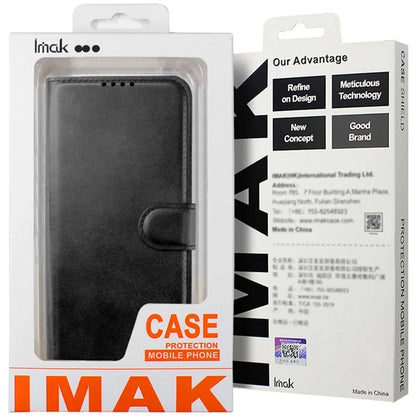 IMAK For iPhone 15 Pro Max Case Wallet PU Leather Phone Cover Stand View