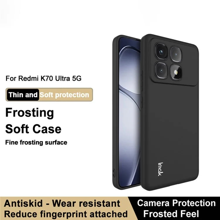 IMAK UC-3 Series for Xiaomi Redmi K70 Ultra Case Matte Anti-Fingerprint Soft TPU Cover