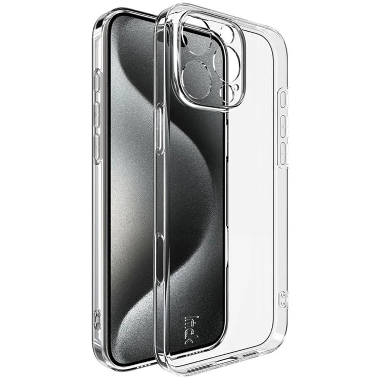 IMAK UX-5 Series for iPhone 16 Pro Max Clear Case Soft TPU Ultra Thin Phone Cover