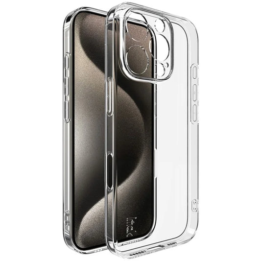 IMAK UX-5 Series for iPhone 16 Pro TPU Case Slim Phone Cover HD Transparent