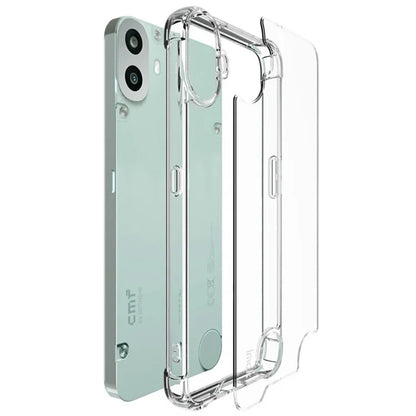 IMAK For Nothing CMF Phone 1 Case PC+TPU Clear Phone Cover Drop-Proof
