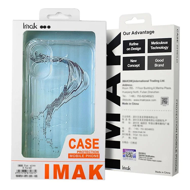 IMAK For Nothing CMF Phone 1 Case PC+TPU Clear Phone Cover Drop-Proof