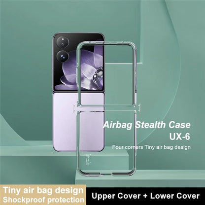 IMAK UX-6 Series for Xiaomi Mix Flip 5G Case Airbags Protection Clear TPU Phone Cover