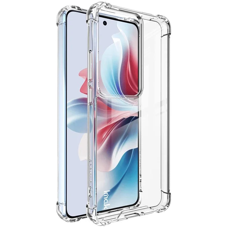 IMAK For Oppo F25 Pro 5G / Reno11 F 5G / Reno11 A 5G Case PC+TPU Transparent Phone Cover
