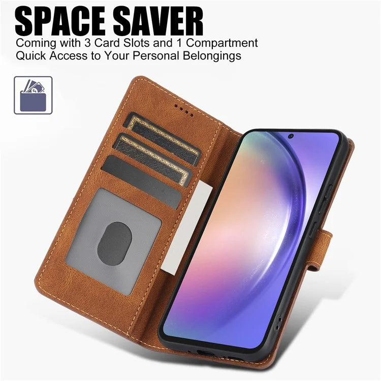 For Samsung Galaxy A16 5G Case PU Leather Phone Cover with Wallet Stand View