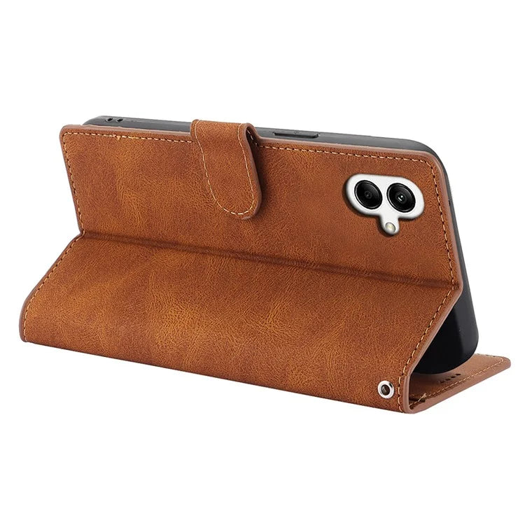 For Samsung Galaxy A06 Case PU Leather Phone Cover with Wallet Stand View