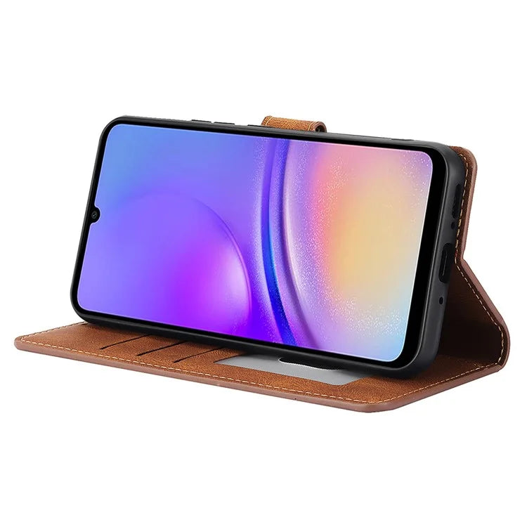 For Samsung Galaxy A06 Case PU Leather Phone Cover with Wallet Stand View