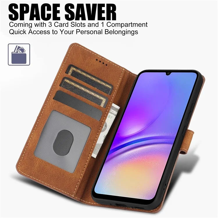 For Samsung Galaxy A06 Case PU Leather Phone Cover with Wallet Stand View