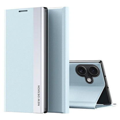 For iPhone 16 Plus Case Anti-Drop Leather Phone Cover with Stand
