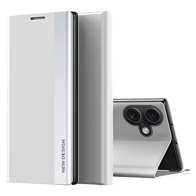 For iPhone 16 Plus Case Anti-Drop Leather Phone Cover with Stand