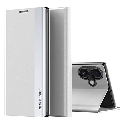 For iPhone 16 Plus Case Anti-Drop Leather Phone Cover with Stand