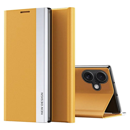 For iPhone 16 Plus Case Anti-Drop Leather Phone Cover with Stand