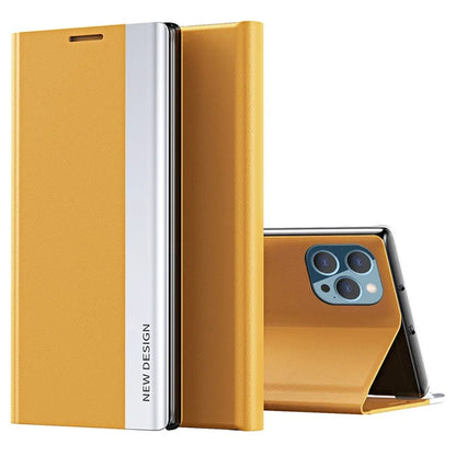For iPhone 16 Pro Case Anti-Drop Leather Phone Cover with Stand