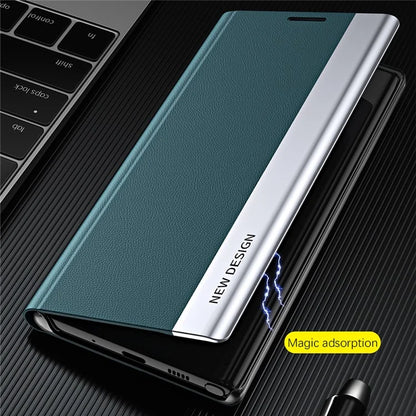 For iPhone 16 Pro Case Anti-Drop Leather Phone Cover with Stand