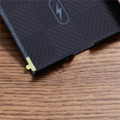 For Samsung Galaxy Z Fold5 5G Case Carbon Fiber Texture Aramid Fiber Phone Cover Compatible with MagSafe