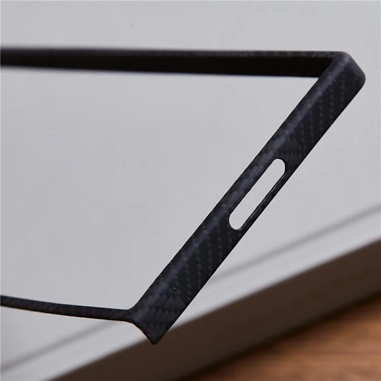For Samsung Galaxy Z Fold5 5G Case Carbon Fiber Texture Aramid Fiber Phone Cover Compatible with MagSafe