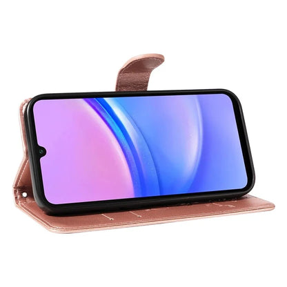 For Samsung Galaxy A16 5G Case Flower Pattern PU Leather Wallet Phone Cover