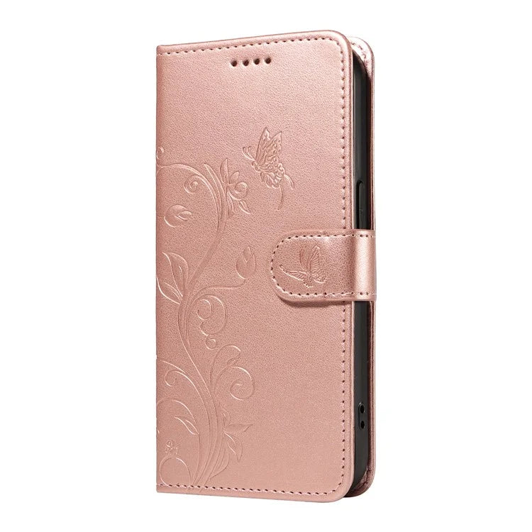 For Samsung Galaxy A16 5G Case Flower Pattern PU Leather Wallet Phone Cover