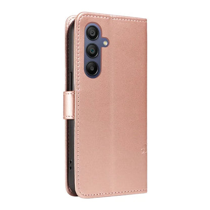 For Samsung Galaxy A16 5G Case Flower Pattern PU Leather Wallet Phone Cover