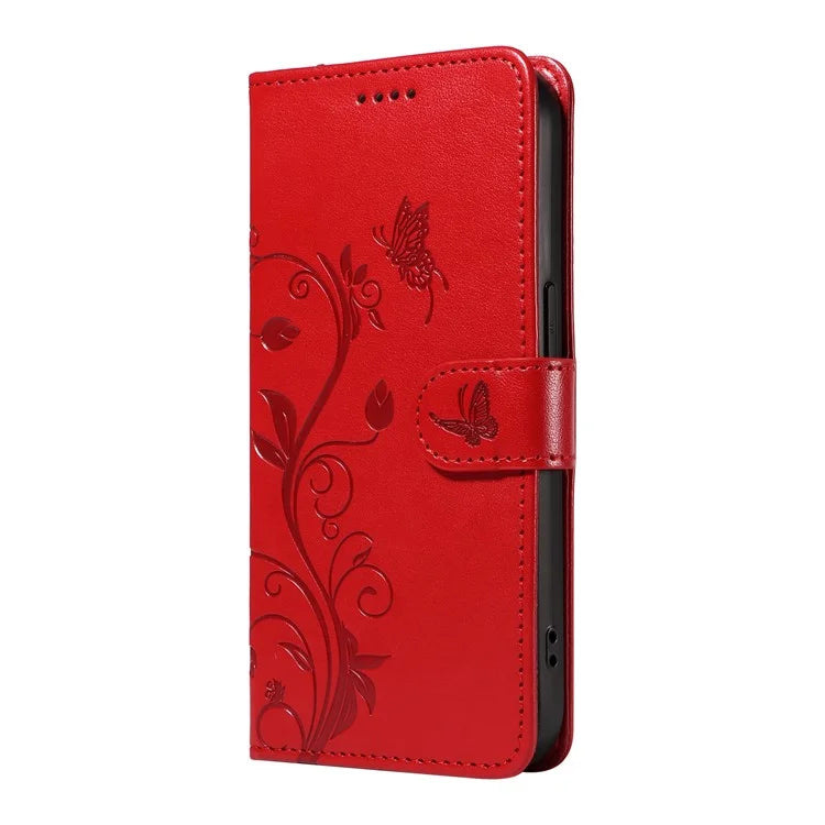 For Samsung Galaxy A16 5G Case Flower Pattern PU Leather Wallet Phone Cover