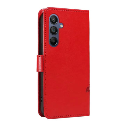 For Samsung Galaxy A16 5G Case Flower Pattern PU Leather Wallet Phone Cover