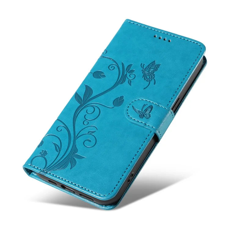 For Samsung Galaxy A16 5G Case Flower Pattern PU Leather Wallet Phone Cover