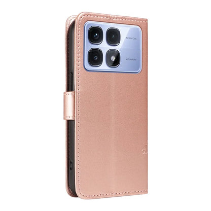 For Xiaomi Redmi K70 Ultra Case Flower Pattern PU Leather Wallet Phone Cover