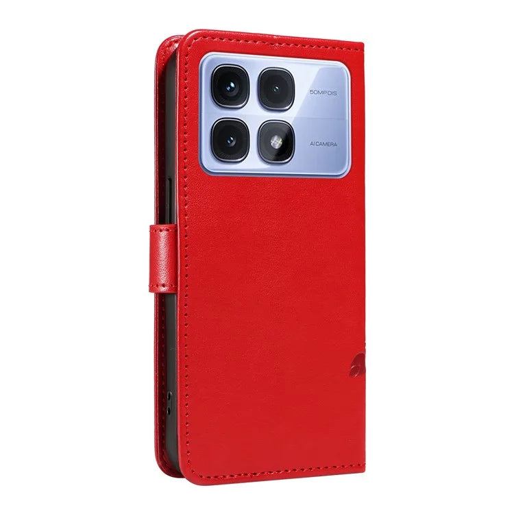 For Xiaomi Redmi K70 Ultra Case Flower Pattern PU Leather Wallet Phone Cover