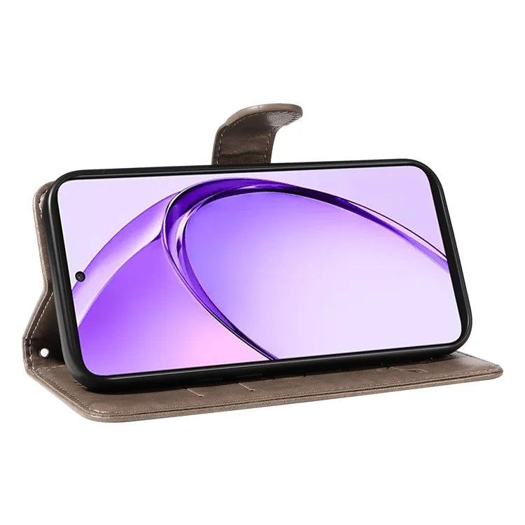 For Oppo A3 Pro (Global) 5G Case Flower Pattern PU Leather Wallet Phone Cover