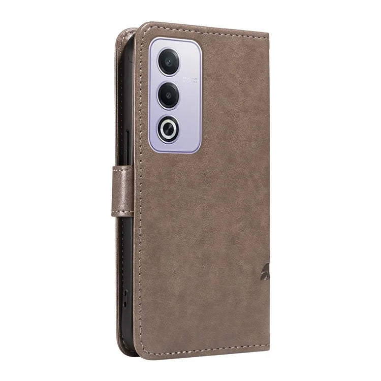 For Oppo A3 Pro (Global) 5G Case Flower Pattern PU Leather Wallet Phone Cover